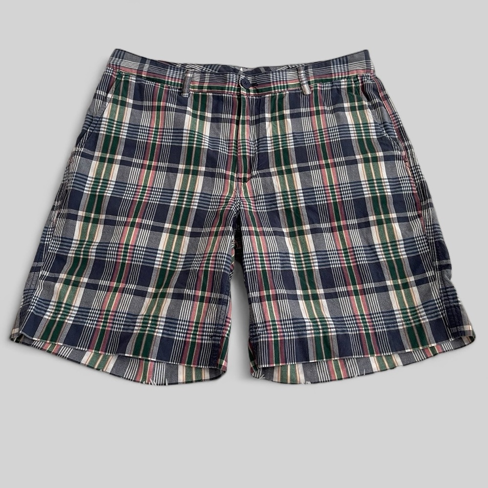 Vineyard Vines Men’s Plaid Chino Shorts Size 35 Martha’s Vineyard Pockets - Picture 1 of 7